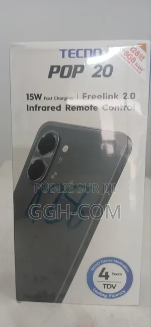 Nouveau Tecno Pop 10 128 GB Noir