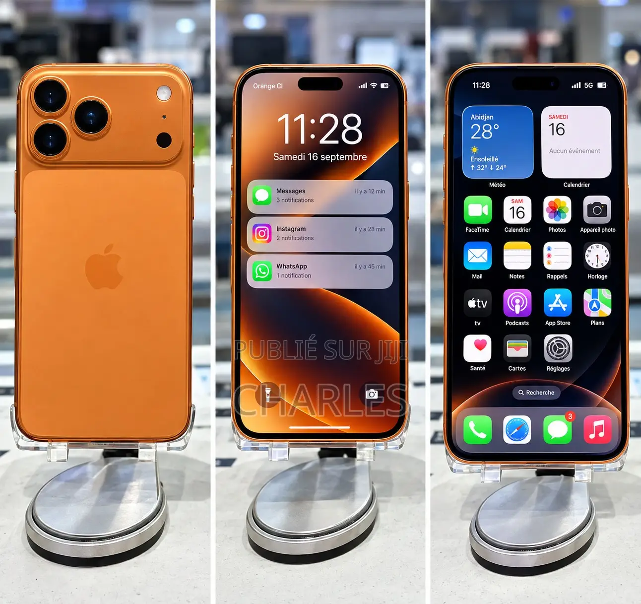 Pomme iPhone 17 Pro Max 512 GB Orange