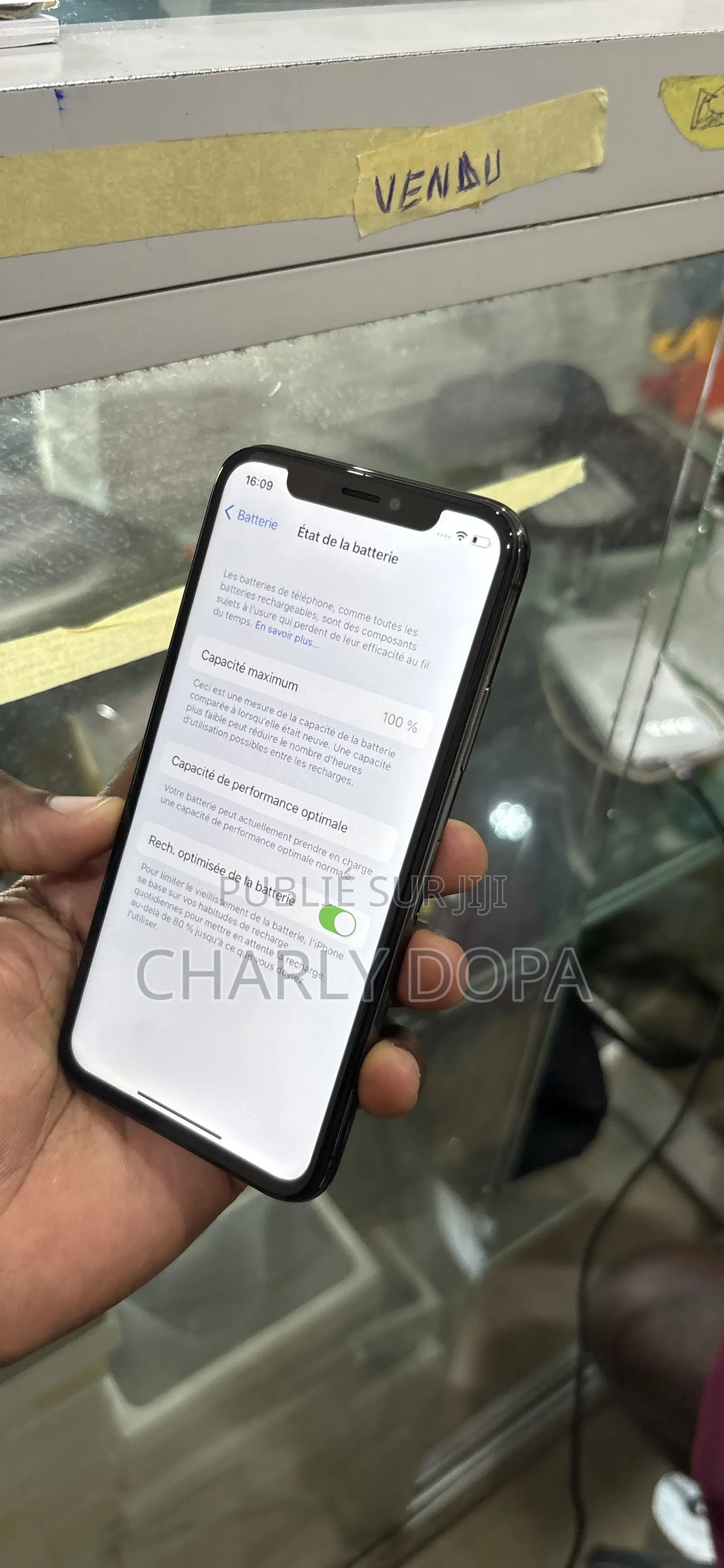 Pomme iPhone X 64 GB Noir