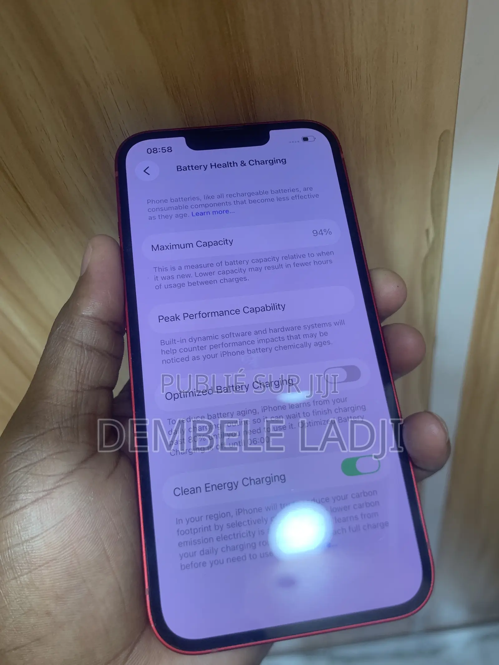 Pomme iPhone 13 128 GB Rouge