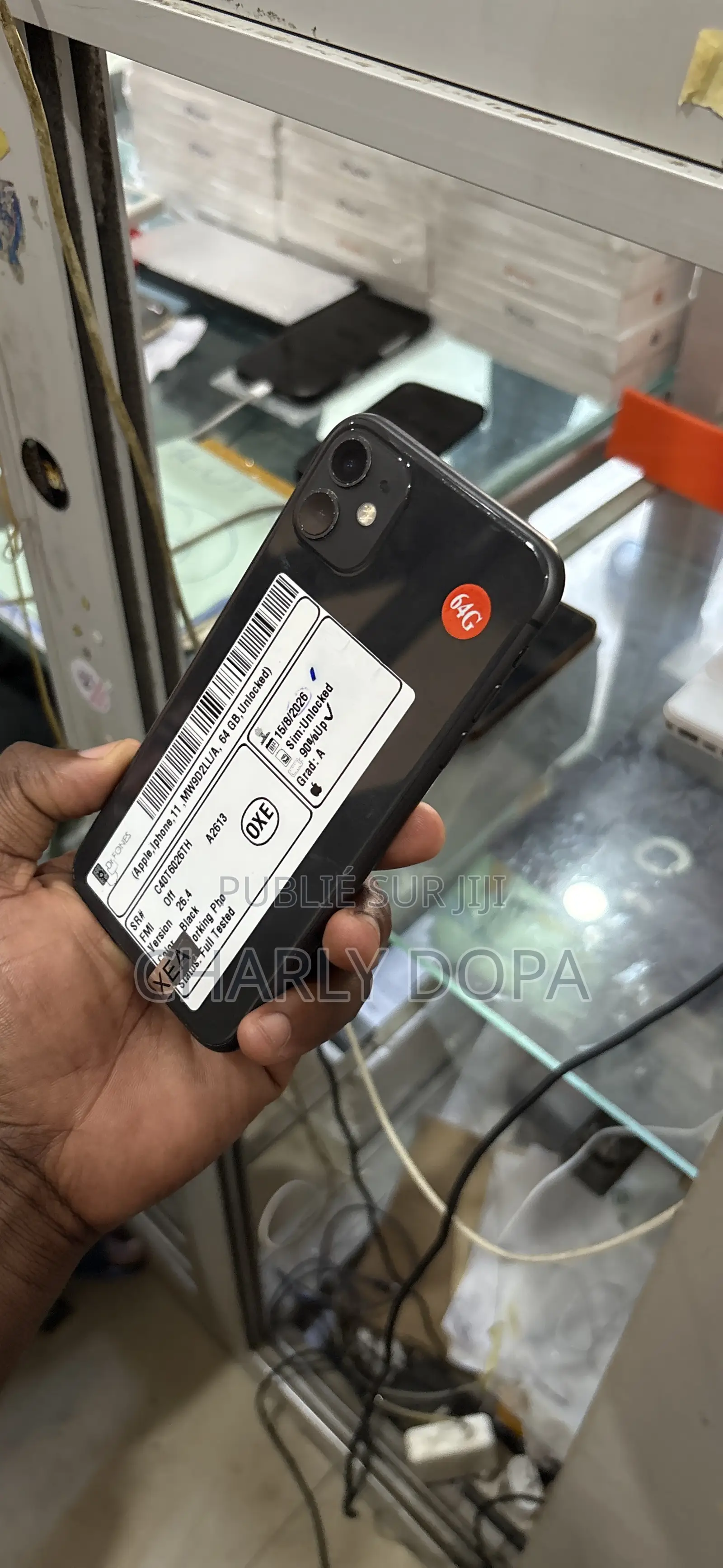 Pomme iPhone 11 64 GB Noir