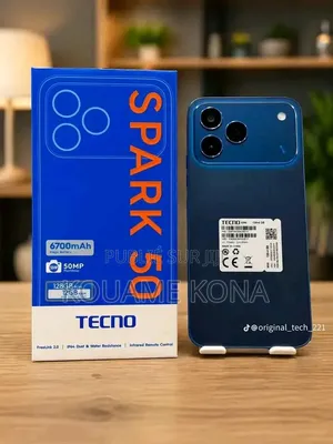 Nouveau Tecno Spark 50 128 GB Bleu