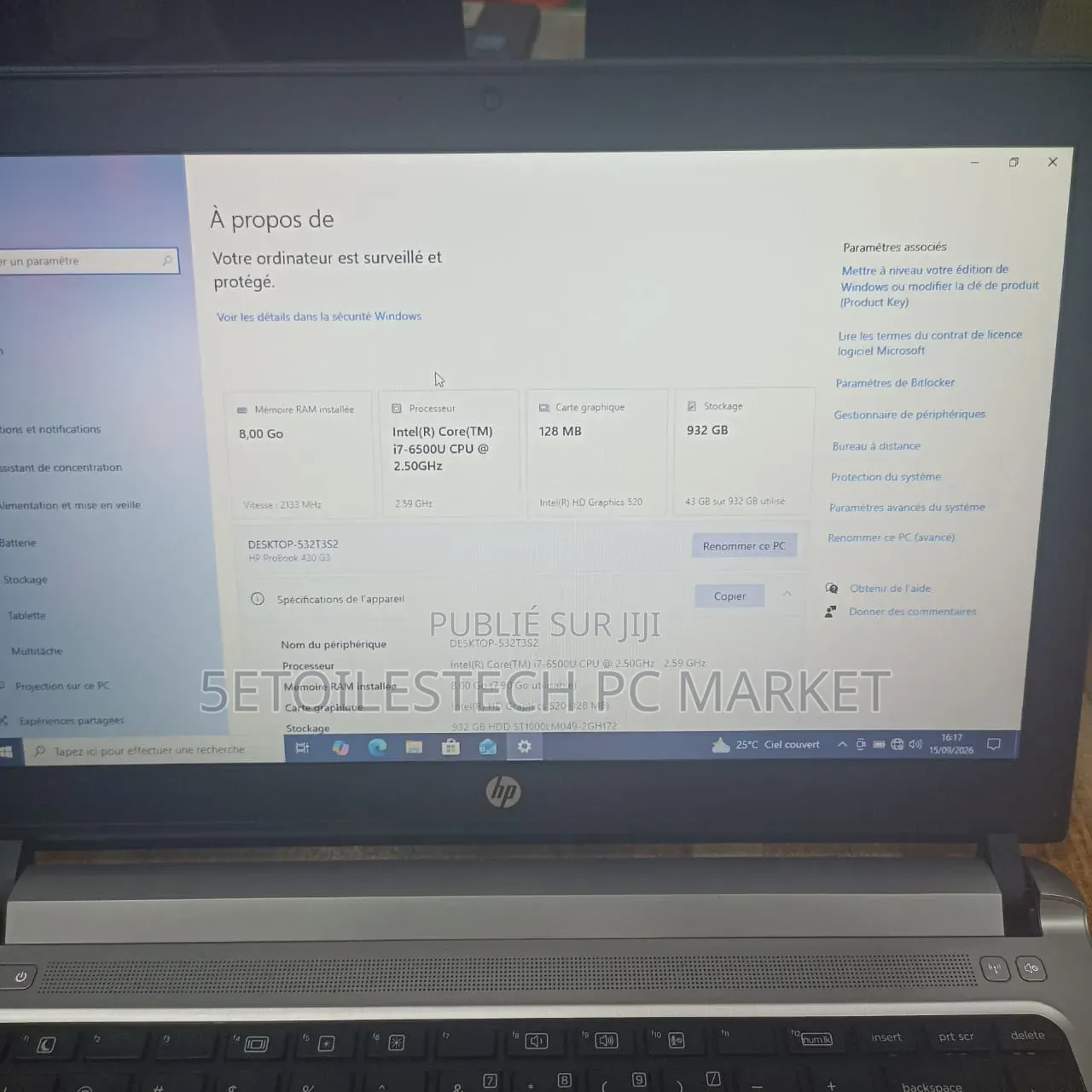 Nouveau HP EliteBook 630 G10 8GB Intel Core i7 HDD 1T