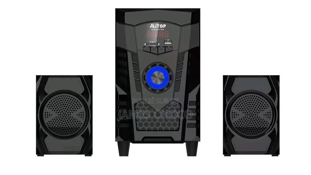 ALITOP SP-4504 Woofer Bluetooth 45W – Haut-Parleur Puissant USB SD