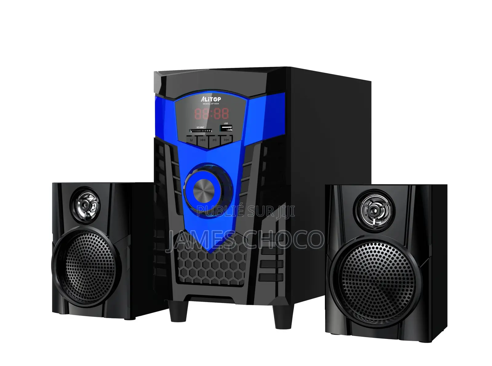 ALITOP SP-4504 Woofer Bluetooth 45W – Haut-Parleur Puissant USB SD