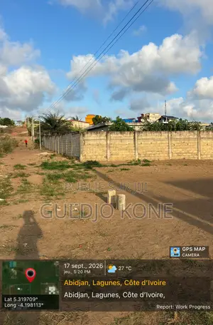 Songon À Vendre Sous Préfecture Terrain Avec ACD À Vendre
