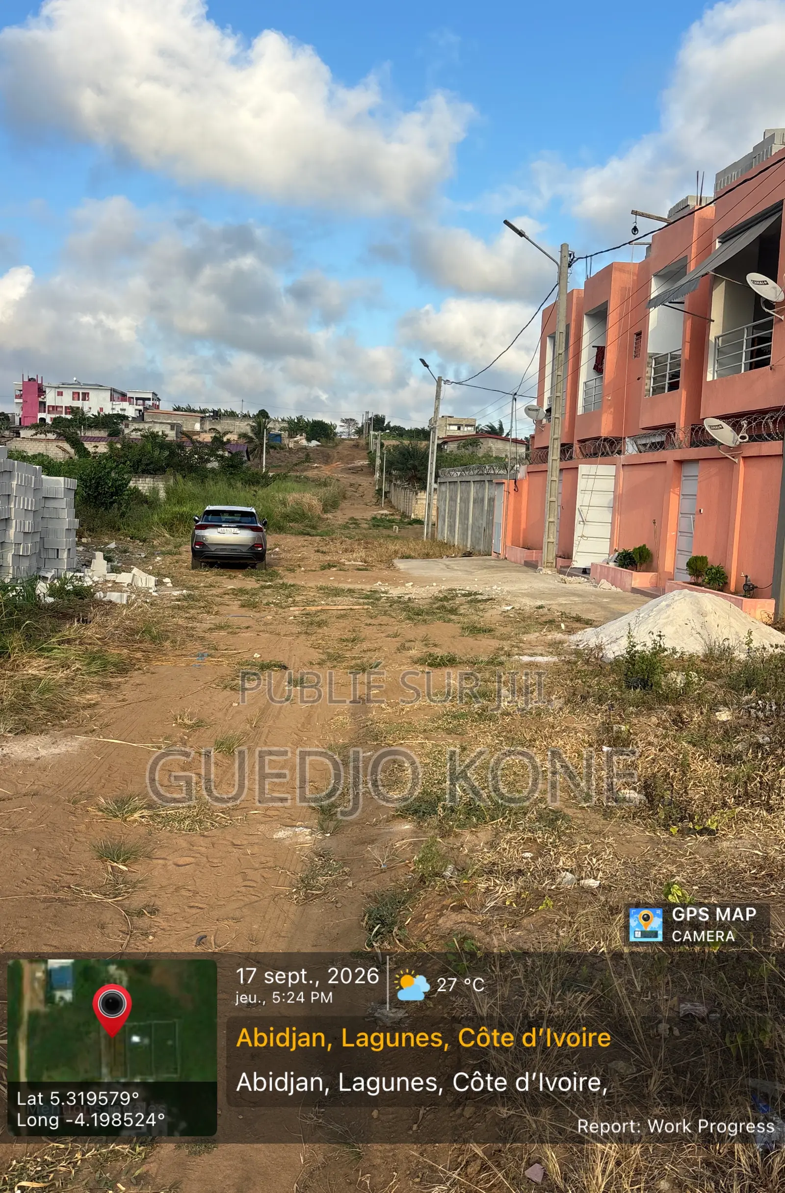 Songon À Vendre Sous Préfecture Terrain Avec ACD À Vendre