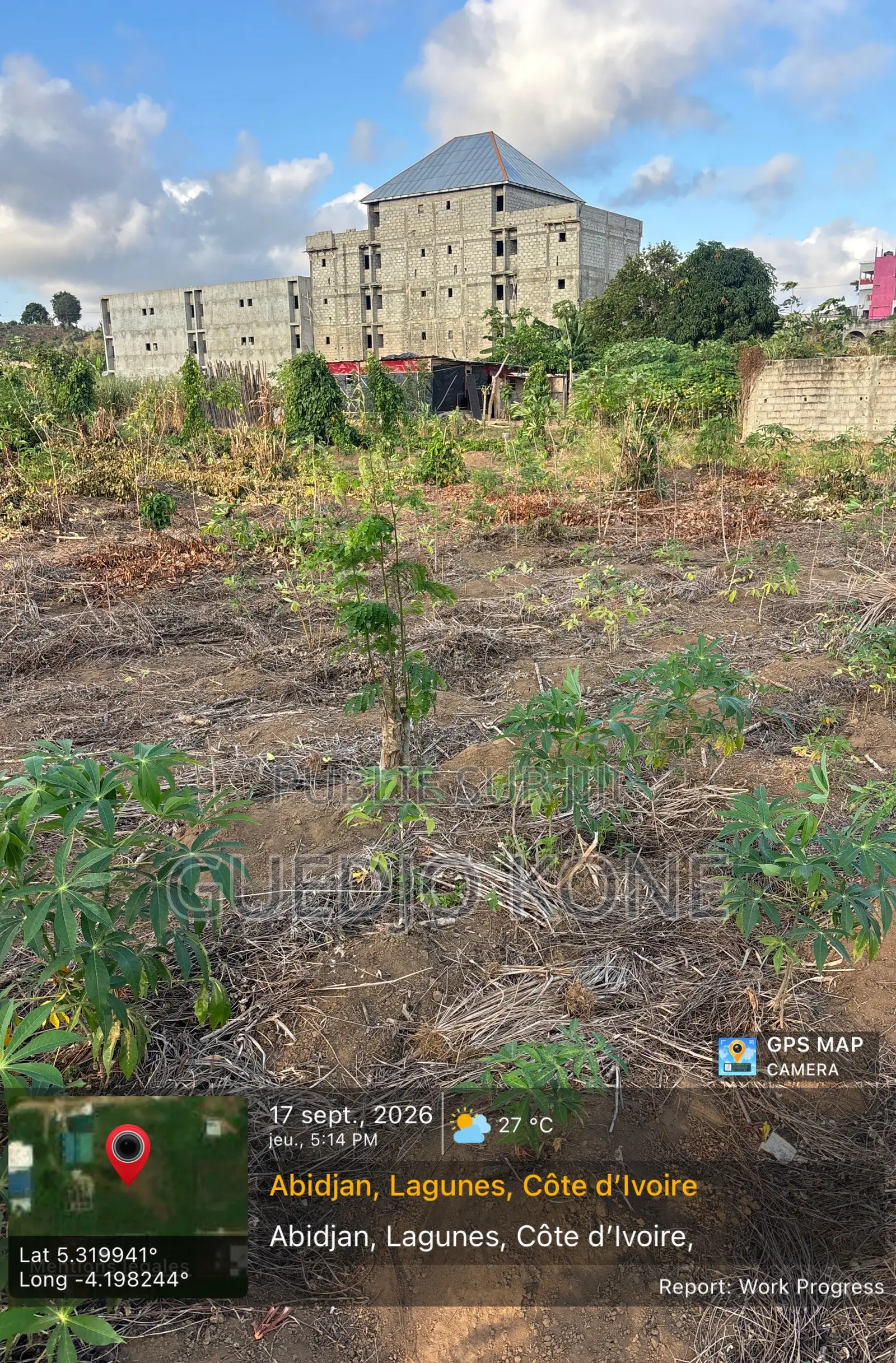 Songon À Vendre Sous Préfecture Terrain Avec ACD À Vendre