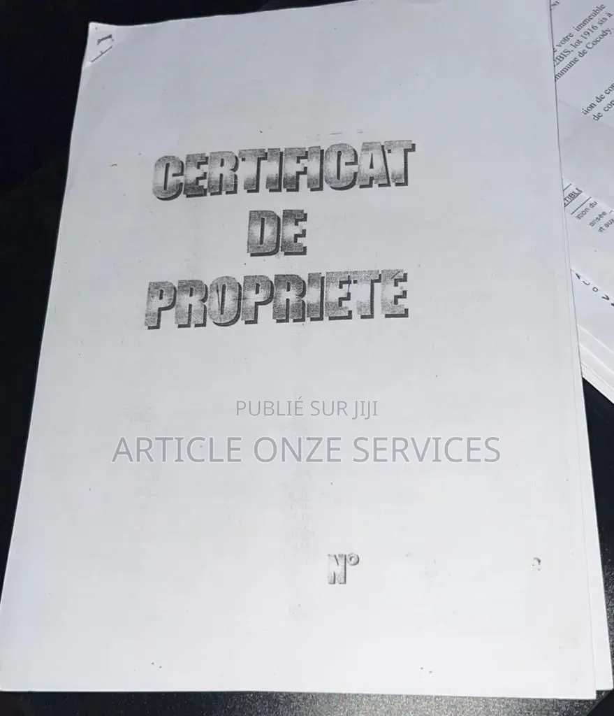Type De Bien : Immeuble R+3 en Construction