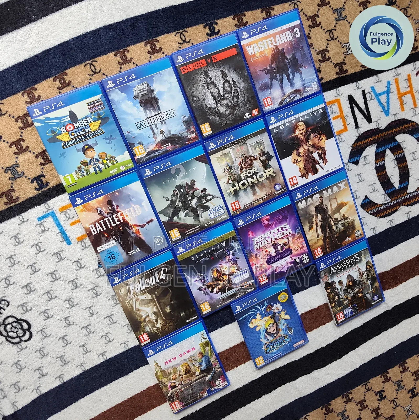 CD PS4 en Vente, Les CD Sont Comme Neuf, Ils Fonctionnent Correctement