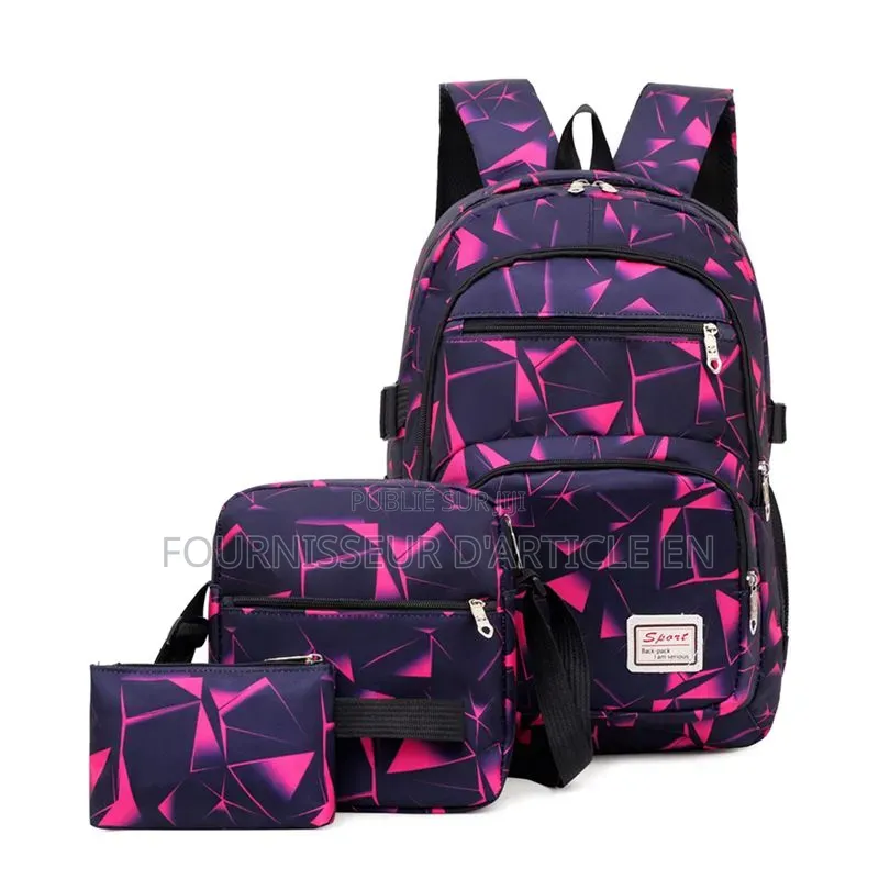 Ensemble De Trois Sacs À Dos,