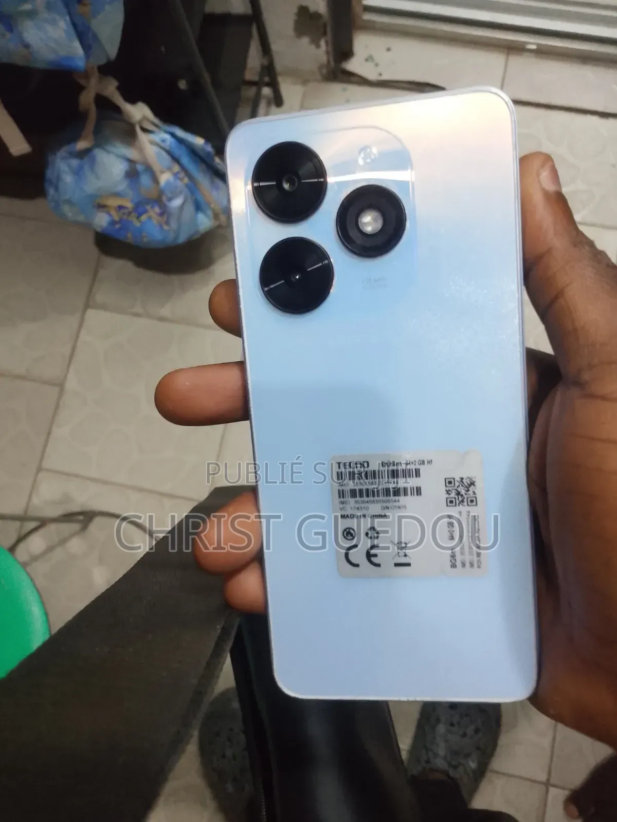 Tecno Pop 8 64 GB Noir