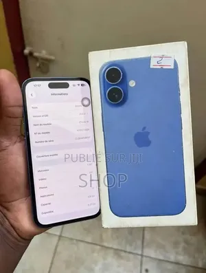 Nouveau Pomme iPhone 16 Plus 256 GB Bleu