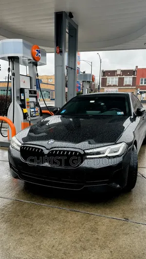 BMW 5 Series G30 530e 2021 Noir