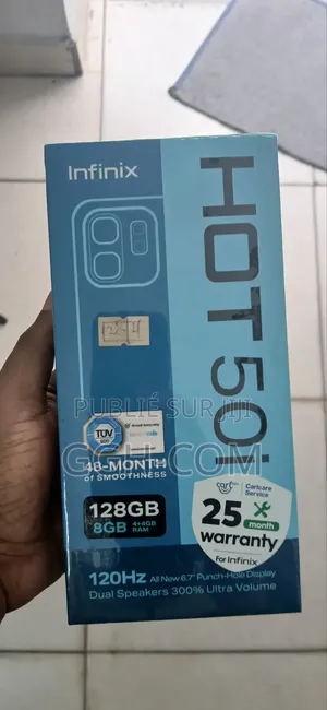 Nouveau Infinix Hot 50i 128 GB Gris