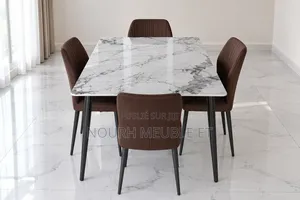 Table À Manger Marbre Avec 4 Chaises