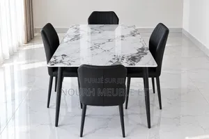 Table À Manger Marbre Avec 4 Chaises