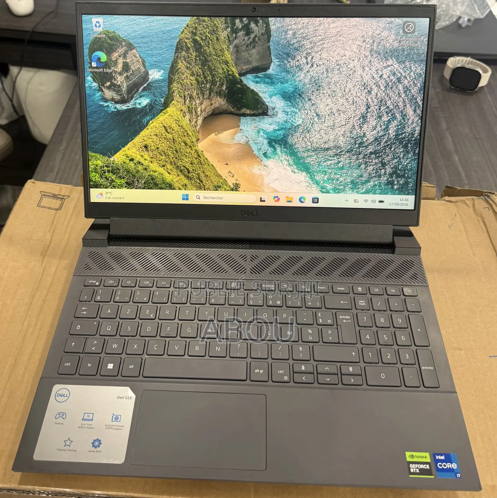 Ordinateur portable Dell G15 5530 16GB Intel Core i7 SSD 1T