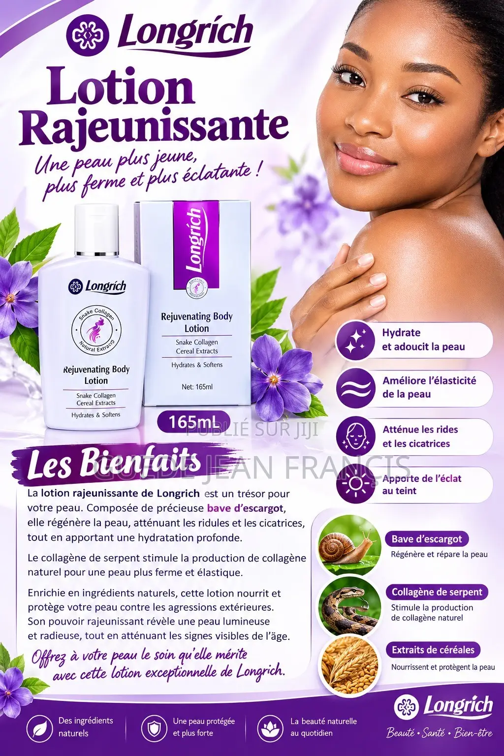 Lotion Rajeunissante Longrich