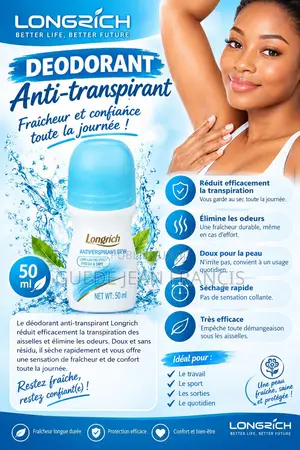 Déodorant Anti Transpirant Longrich