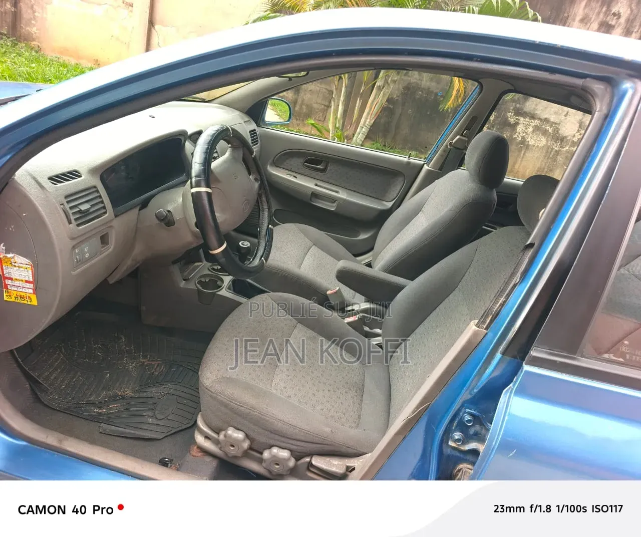 Kia Rio Sedan 2004 Bleu