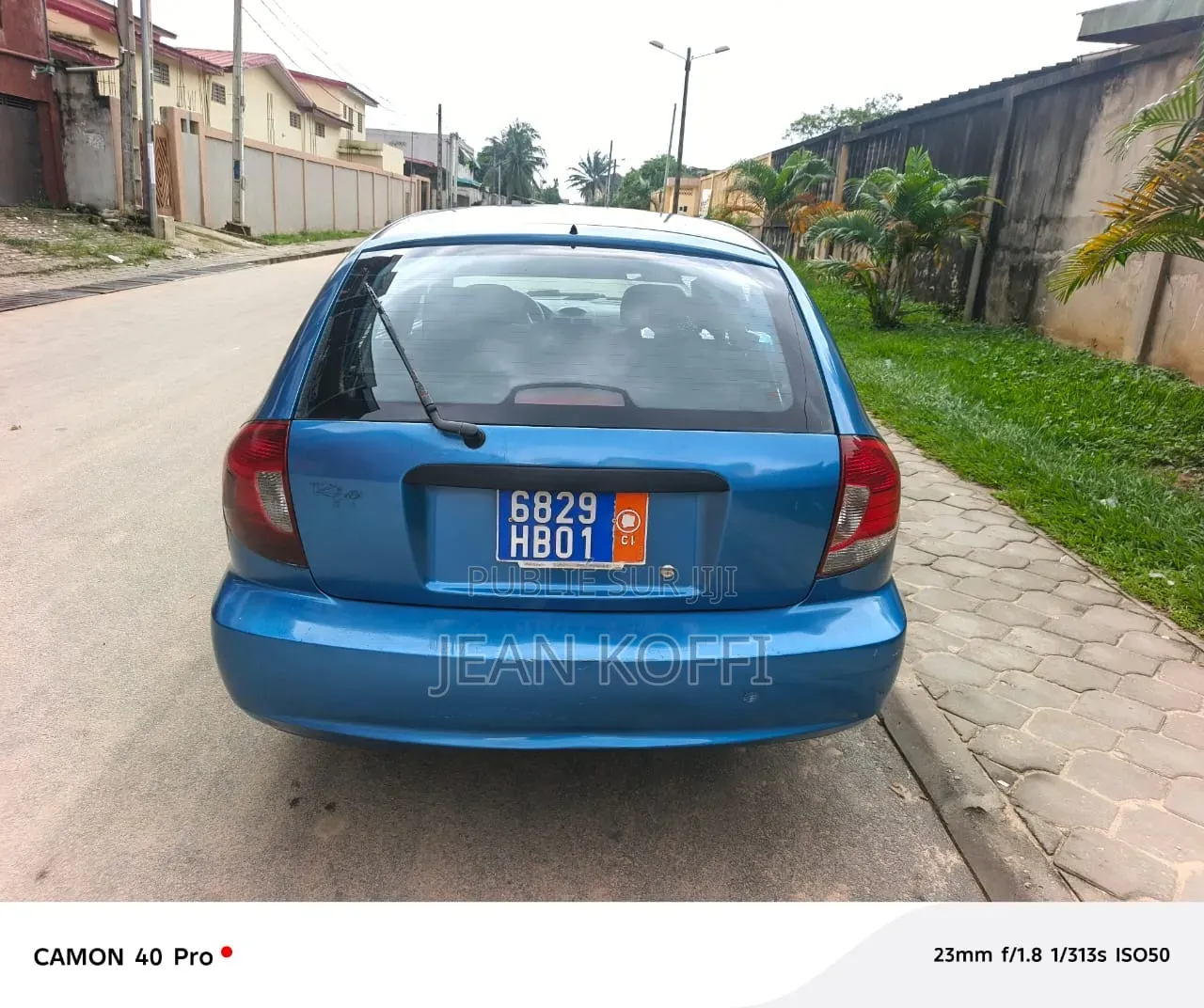 Kia Rio Sedan 2004 Bleu