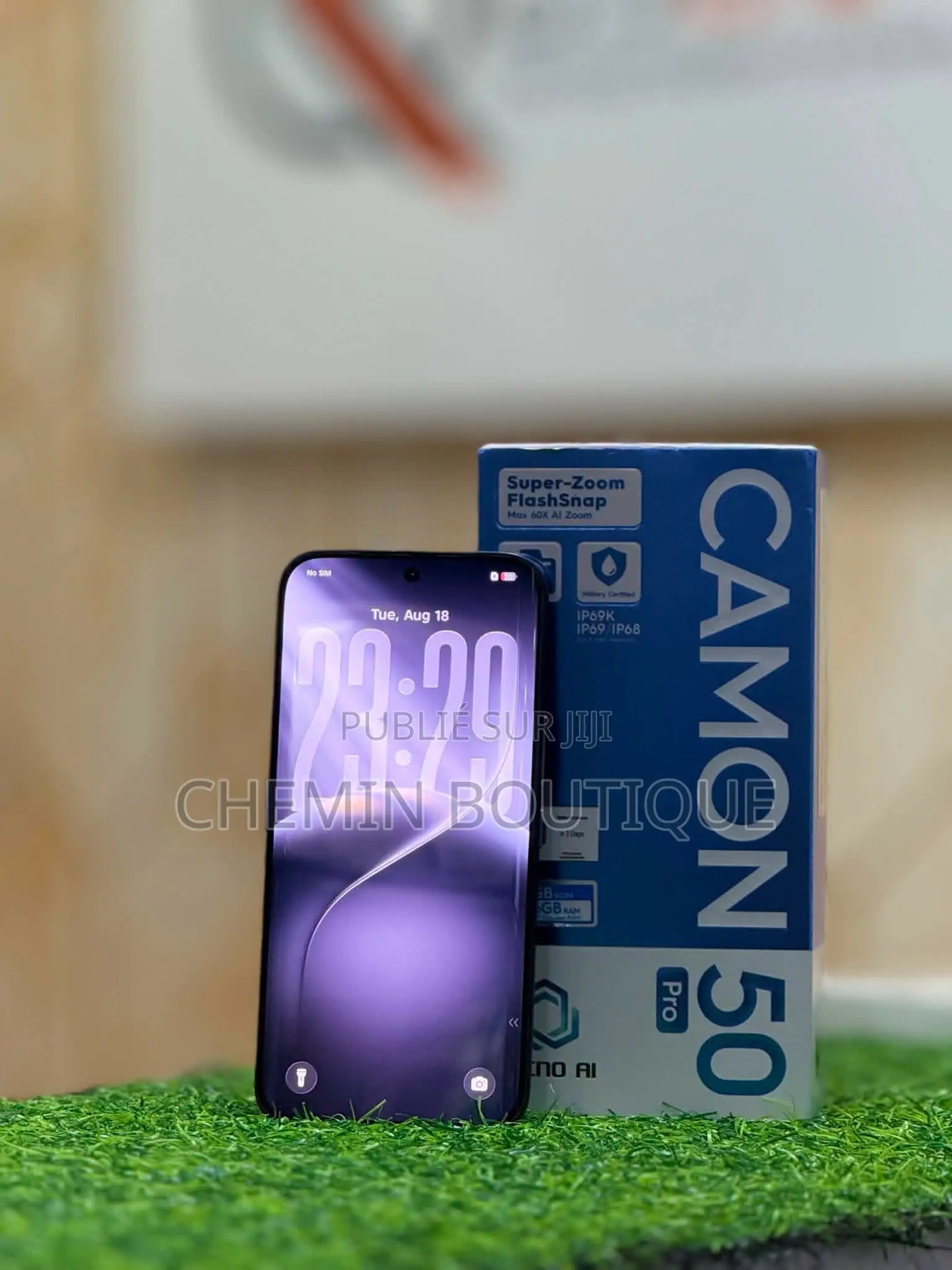 Nouveau Tecno Camon 50 Pro 256 GB Noir