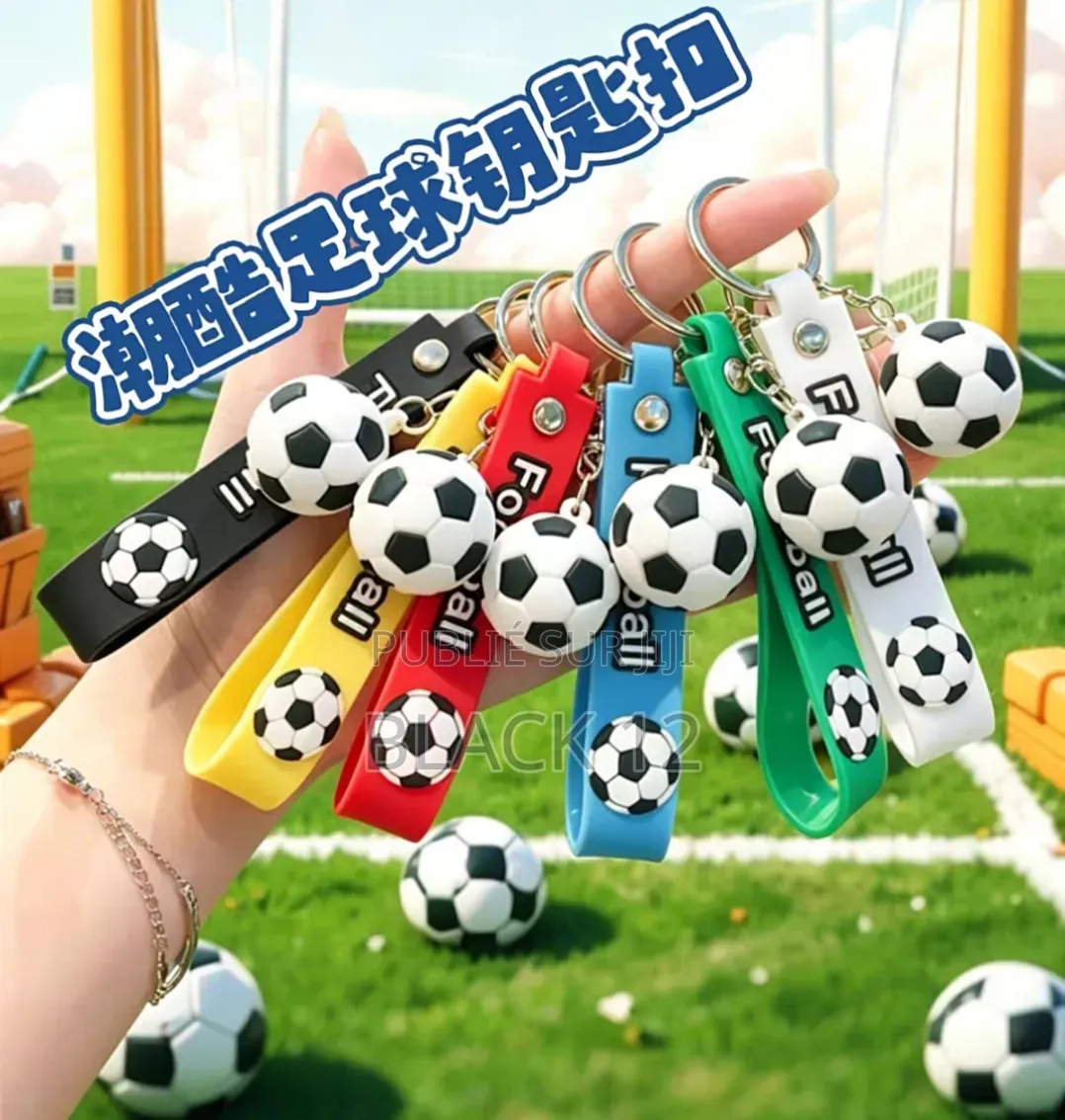 Porte-Clés Figurine Des Stars Du Football Mbappé Et Neymar