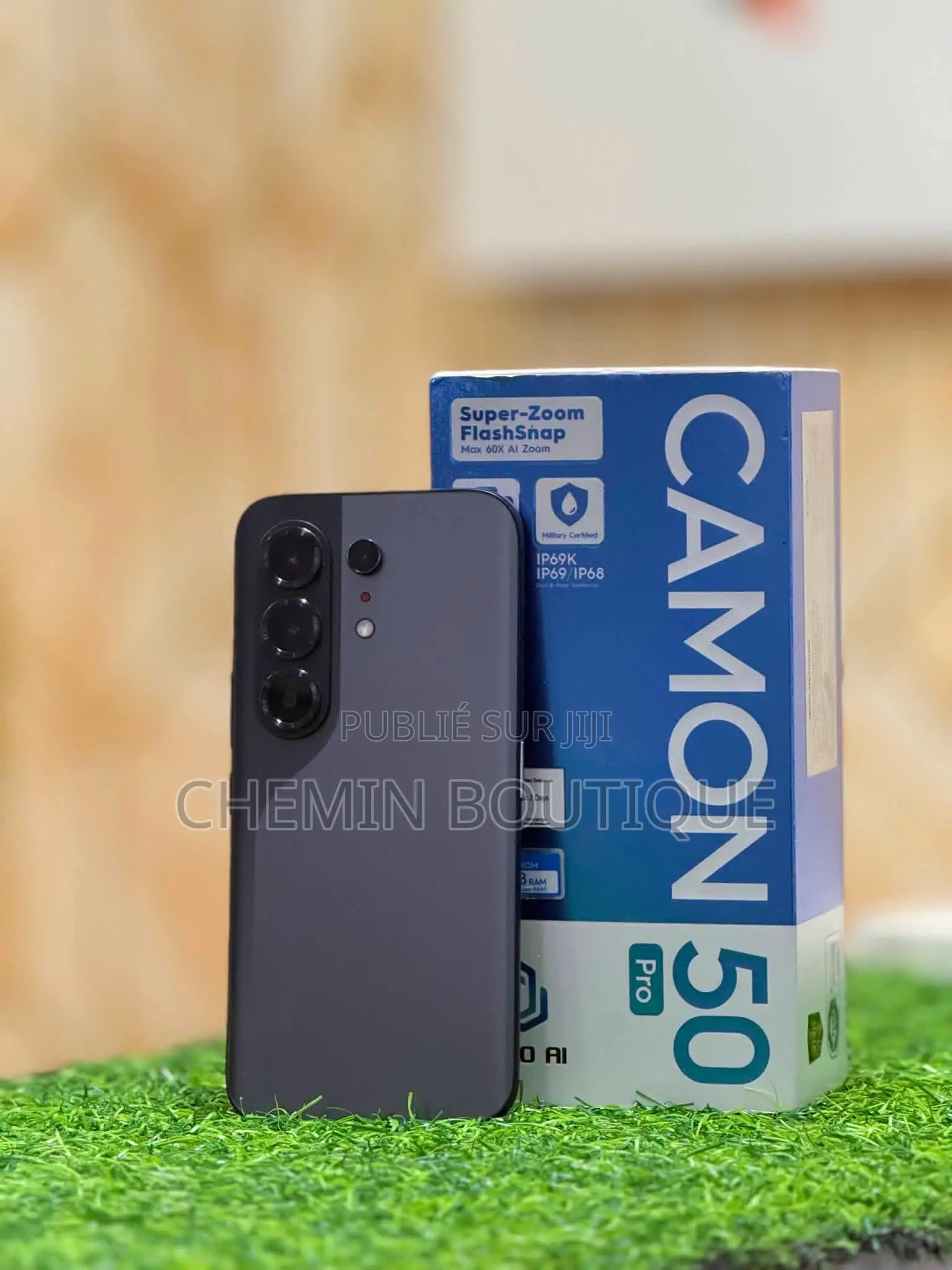 Nouveau Tecno Camon 50 Pro 256 GB Noir