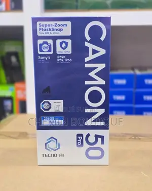Nouveau Tecno Camon 50 Pro 256 GB Noir