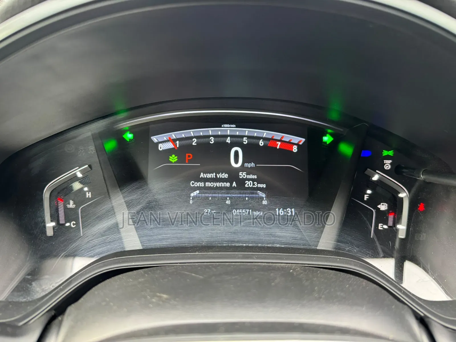 Honda CR-V EX 2021 Blanc