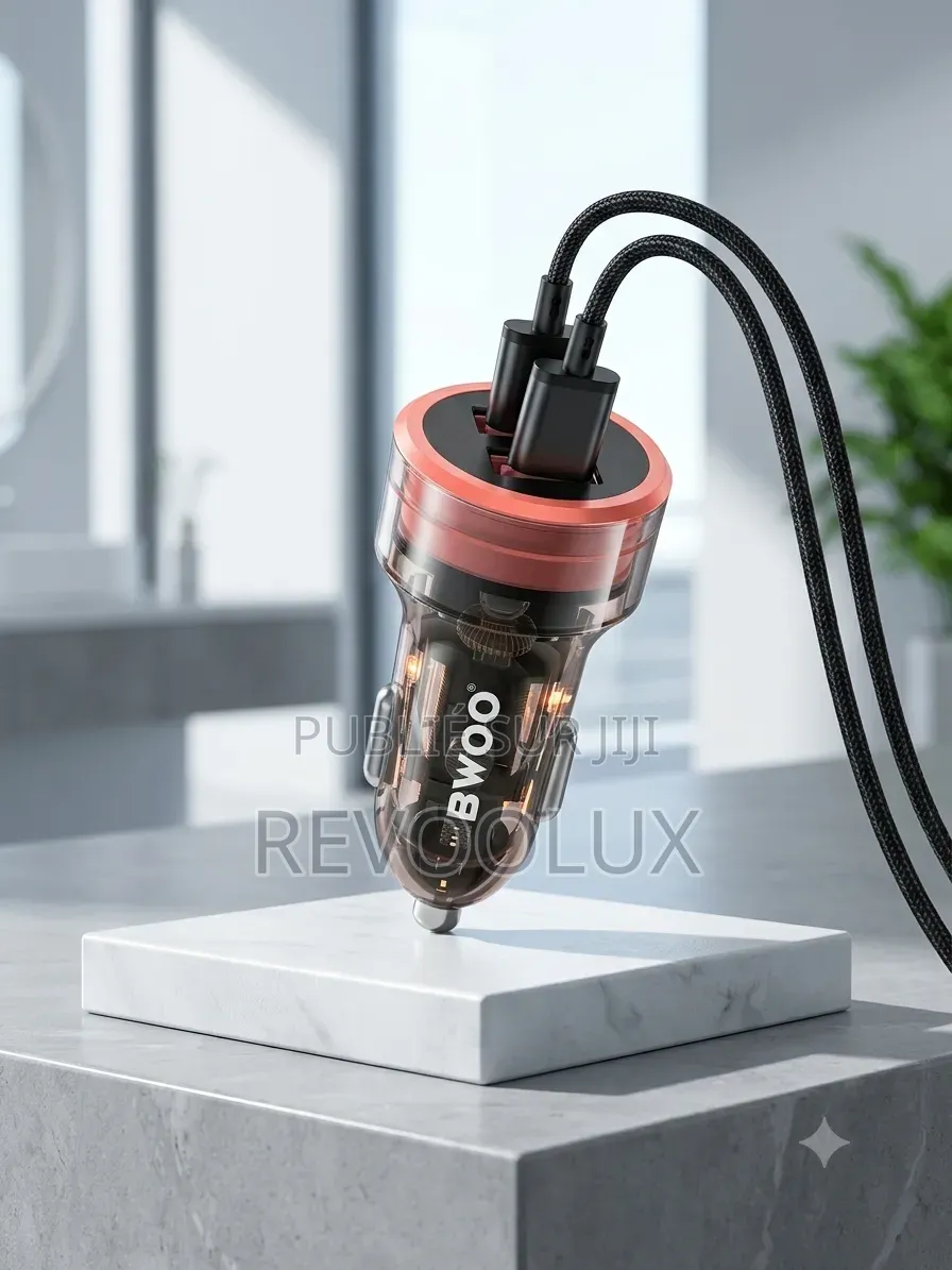 Chargeur Voiture Double USB BWOO 12W (BO-CC84)