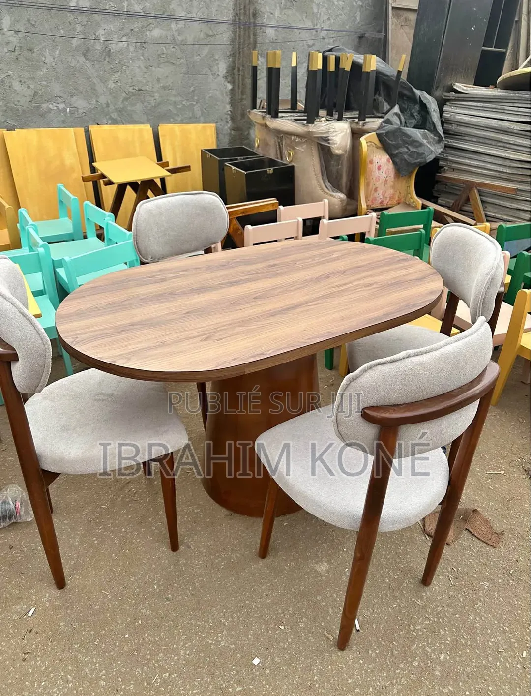 Table À Manger 4 Chaises Couleur Bois Bien Conçu