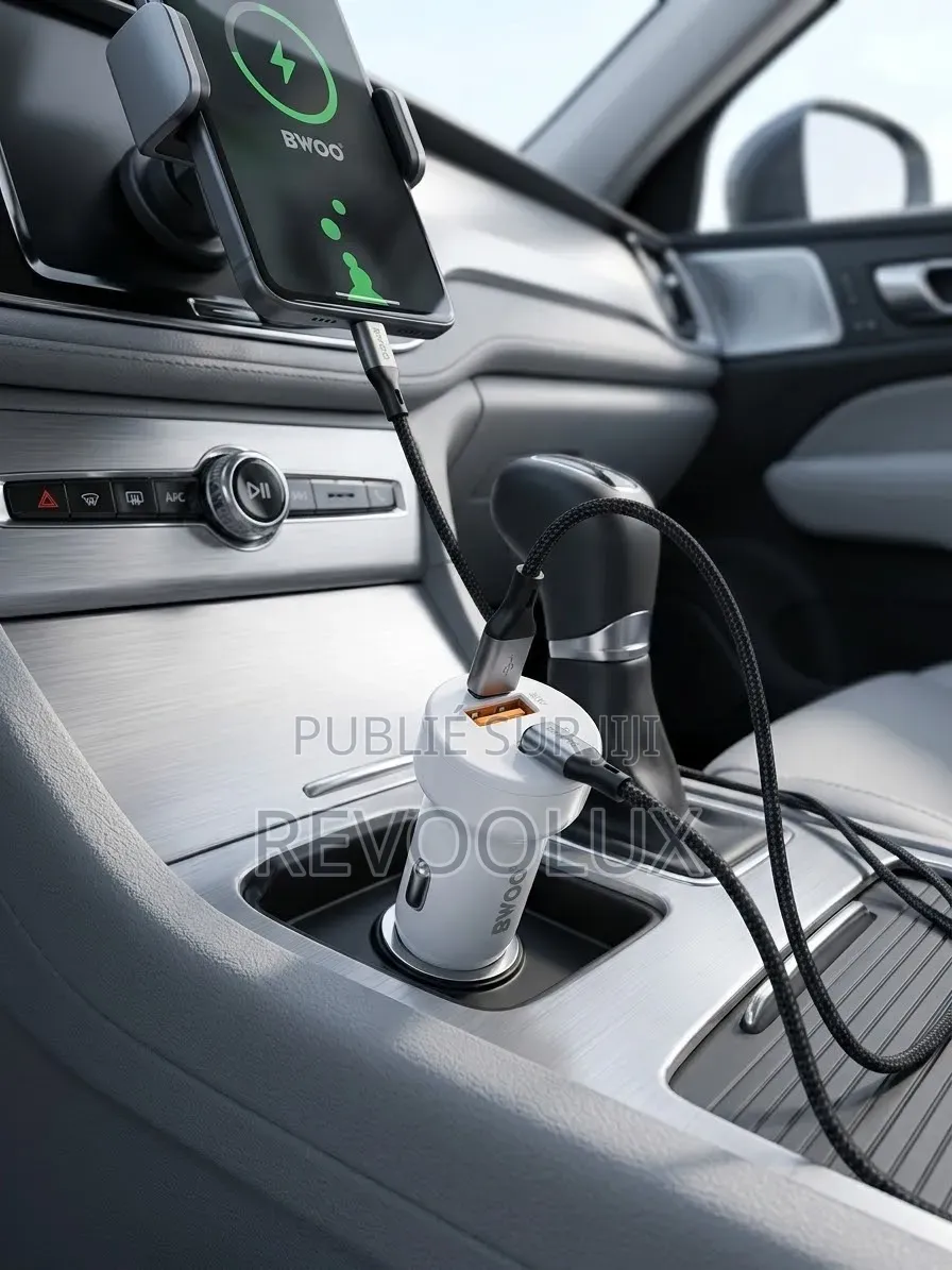 Chargeur Voiture Rapide BWOO BO-CC58 30W (Double Port USB PD)