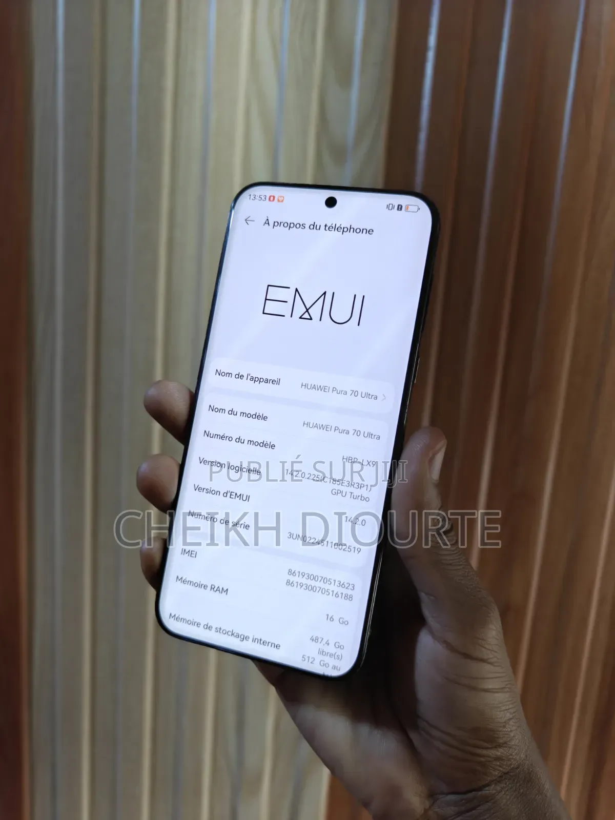 Huawei Pura 70 Ultra 512 GB Autre