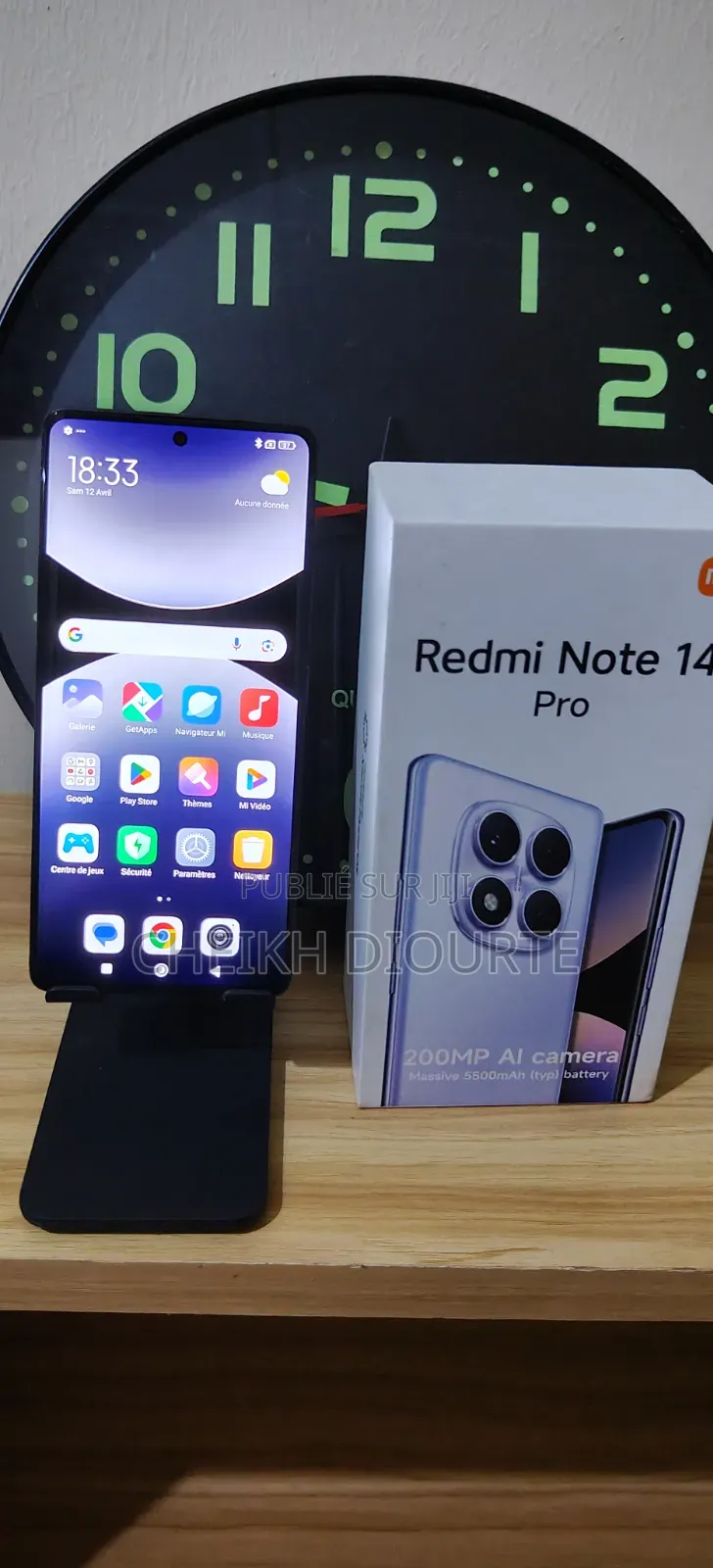 Xiaomi Redmi Note 14 Pro 256 GB Noir