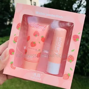 Coffret De 2 Crèmes Pour Les Mains Et Baumes À Lèvres