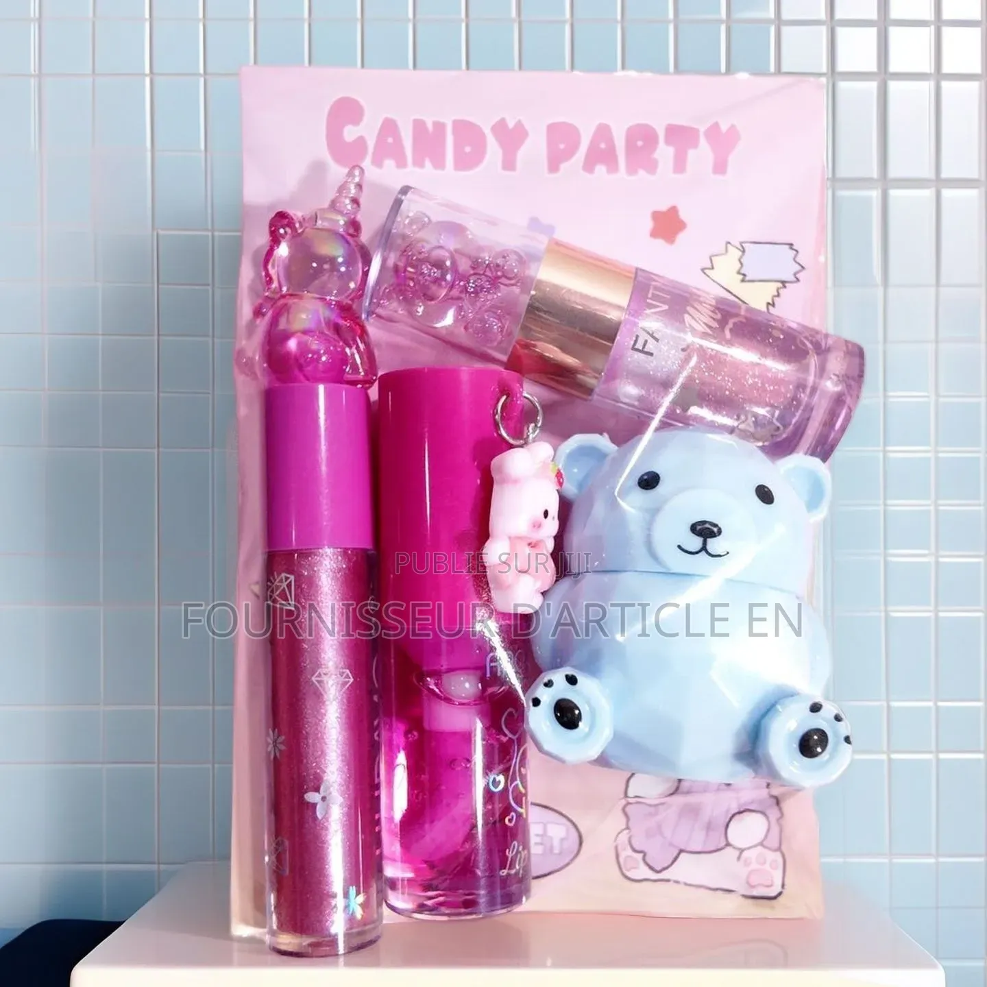 Coffret De Quatre Pièces Gloss À Lèvres