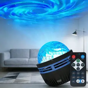 Projecteur LED Rotatif Étoilé, Lampe d'Ambiance Colorée, Boule Magique