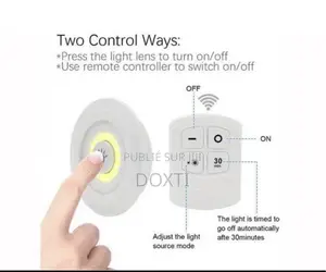 Trois Lots De Lampes LED Avec Télécommande