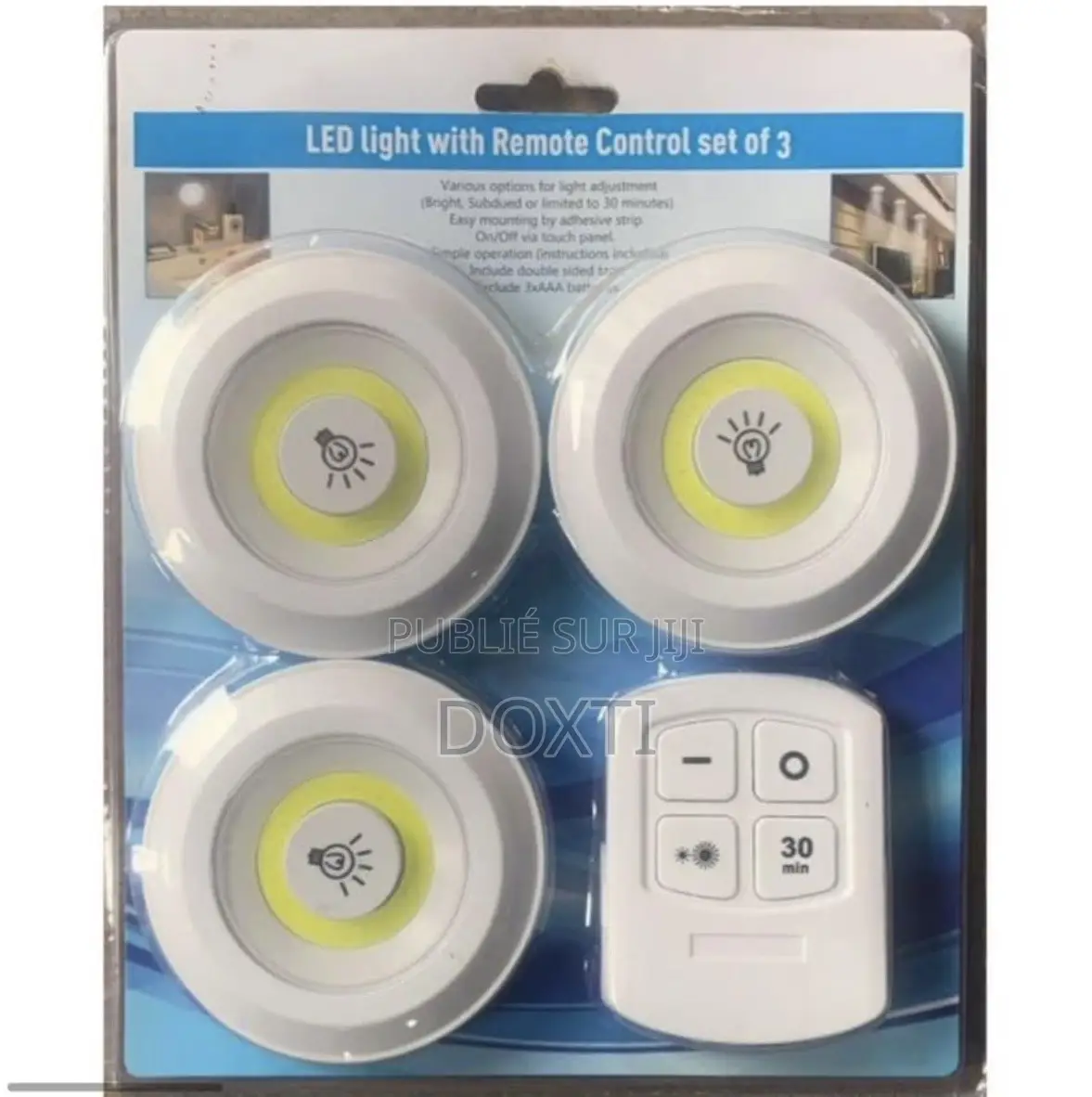 Trois Lots De Lampes LED Avec Télécommande