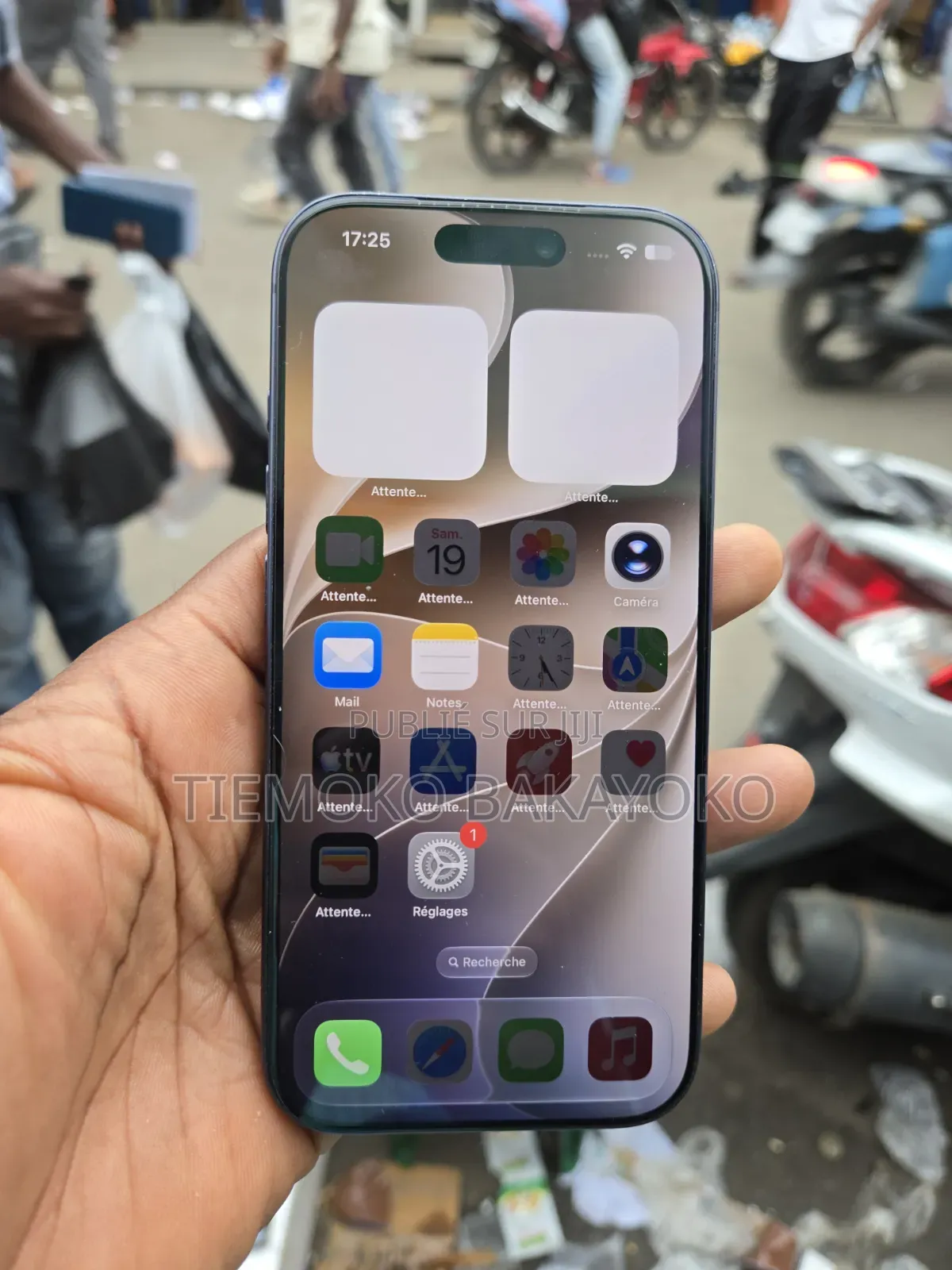 Pomme iPhone 17 Pro 256 GB Bleu