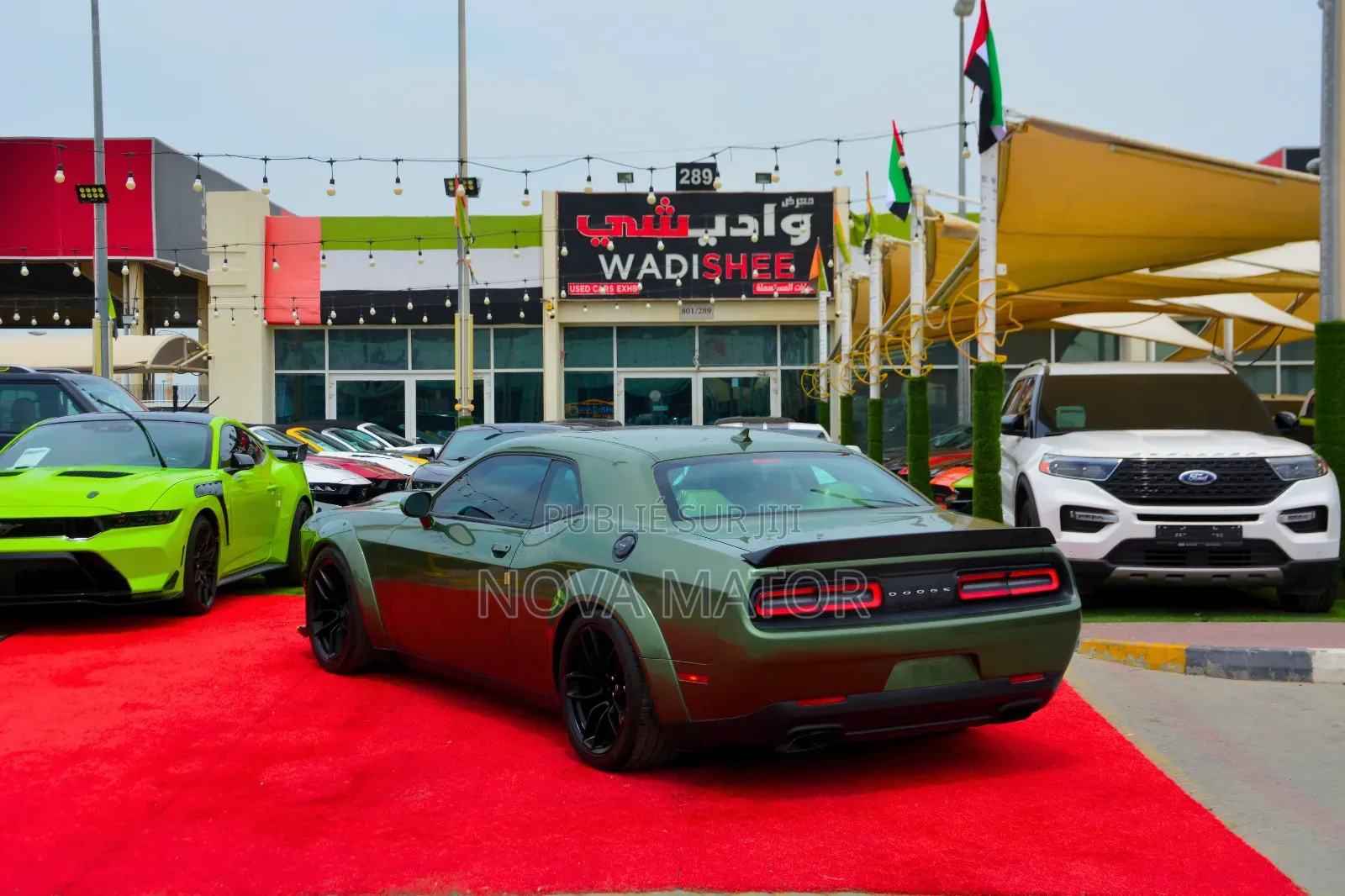 Nouveau Dodge Challenger R/T Scat Pack Widebody 2023 Vert