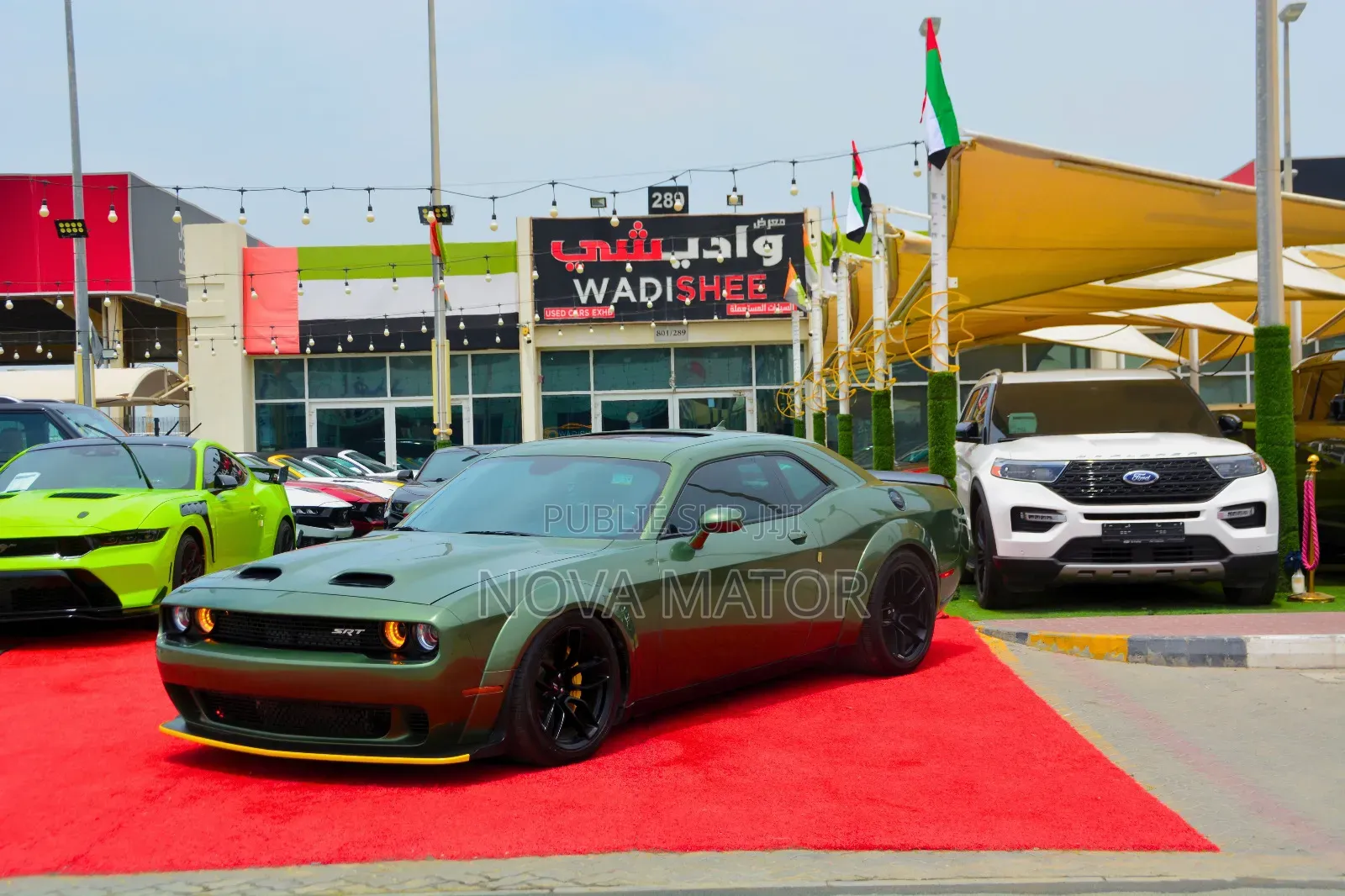 Nouveau Dodge Challenger R/T Scat Pack Widebody 2023 Vert