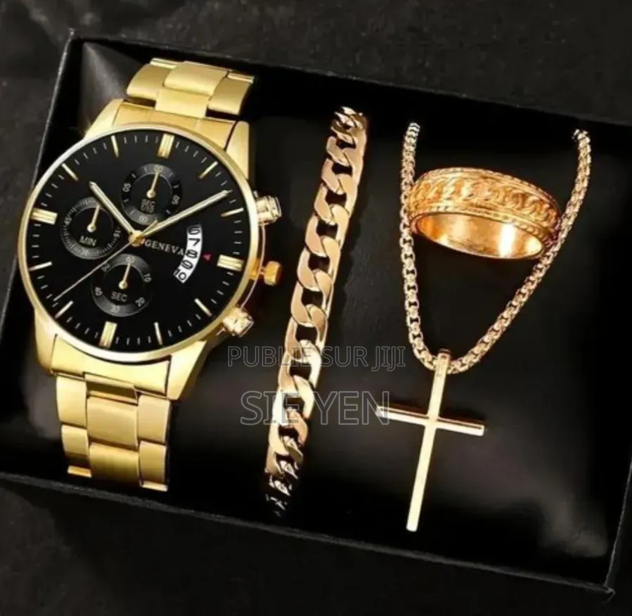 4 PCS De Bijoux Pour Homme