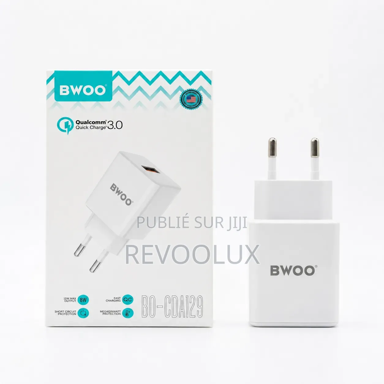 ​ Chargeur Rapide Bwoo Quick Charge 3.0 (Bo-Cda129) 