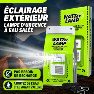 Lampe d'Urgence a Eau Salé