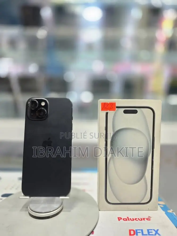 Pomme iPhone 15 128 GB Noir