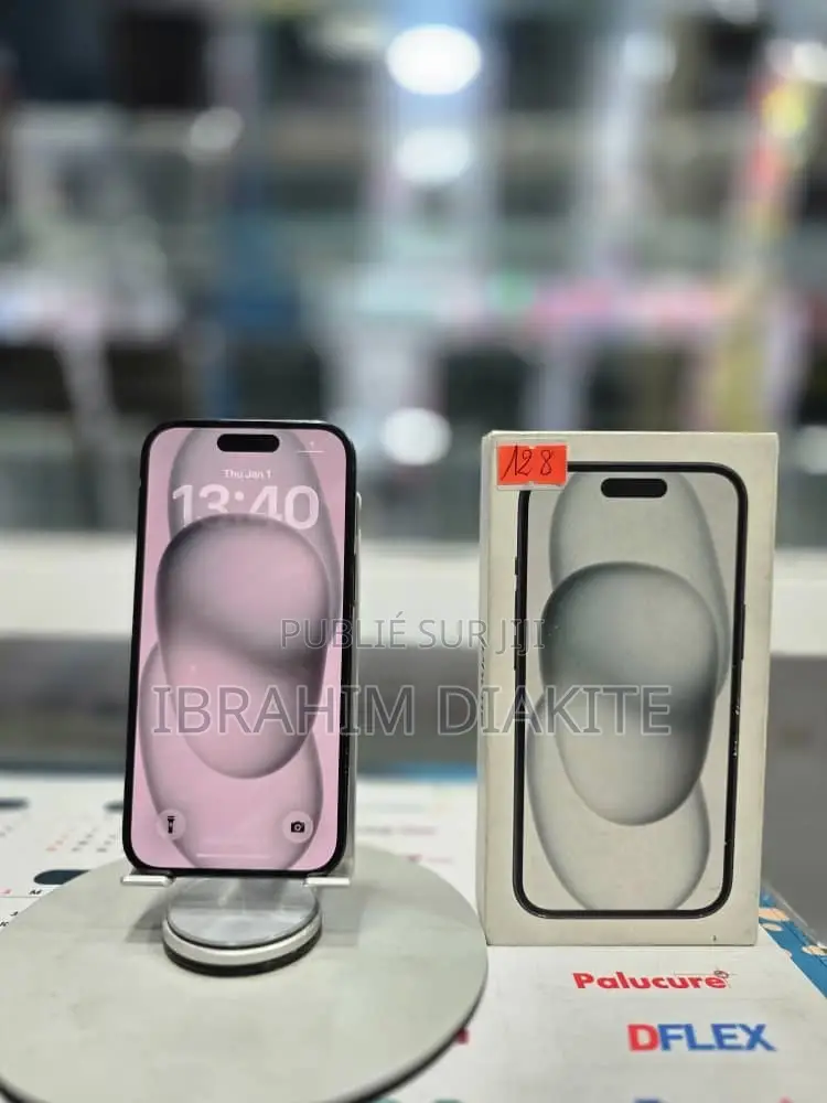 Pomme iPhone 15 128 GB Noir