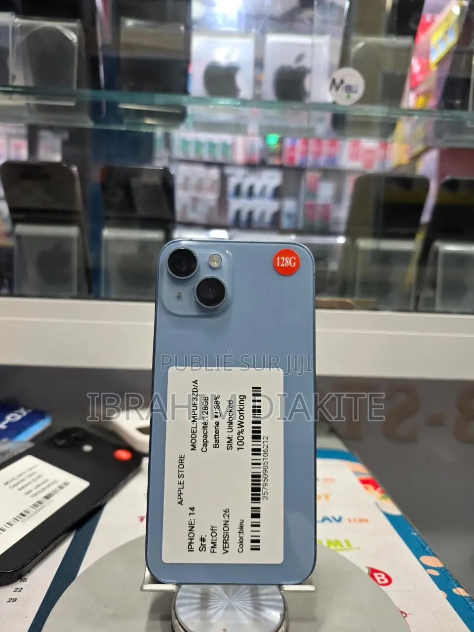 Pomme iPhone 14 128 GB Bleu